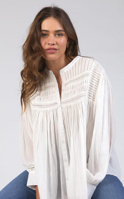 Montana Blouse - Marshmallow-Elm Lifestyle-Lima & Co