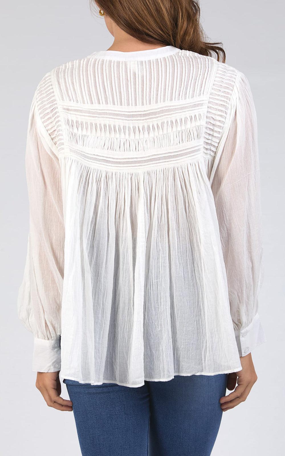 Montana Blouse - Marshmallow-Elm Lifestyle-Lima & Co