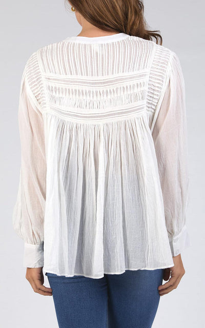 Montana Blouse - Marshmallow-Elm Lifestyle-Lima & Co