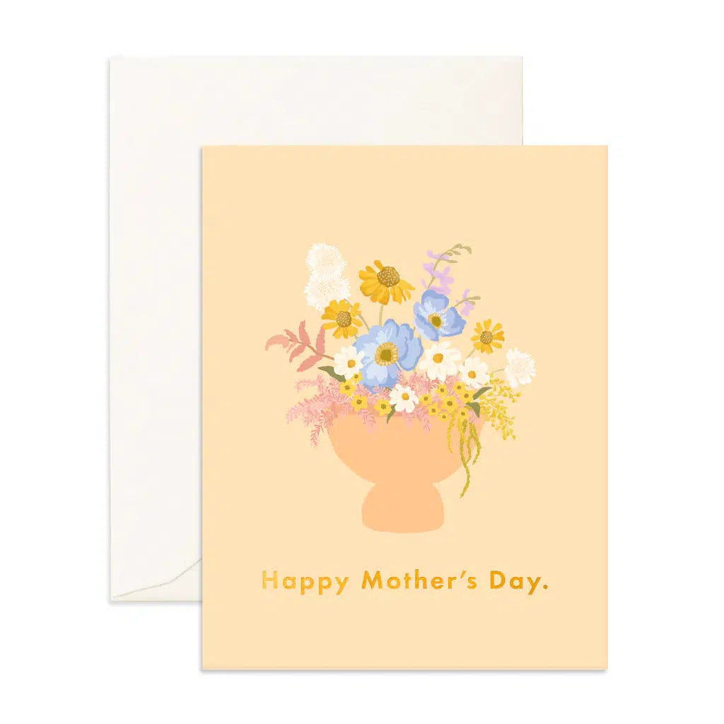 Mothers Day Vase Card-Fox And Fallow-Lima & Co