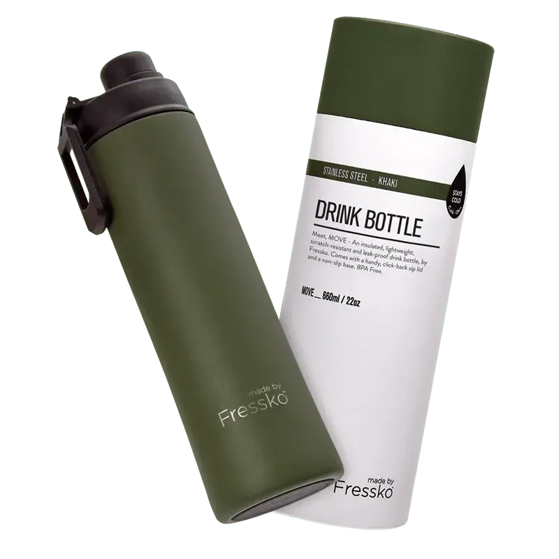 Move Flask 660ml - Khaki-Fressko-Lima & Co