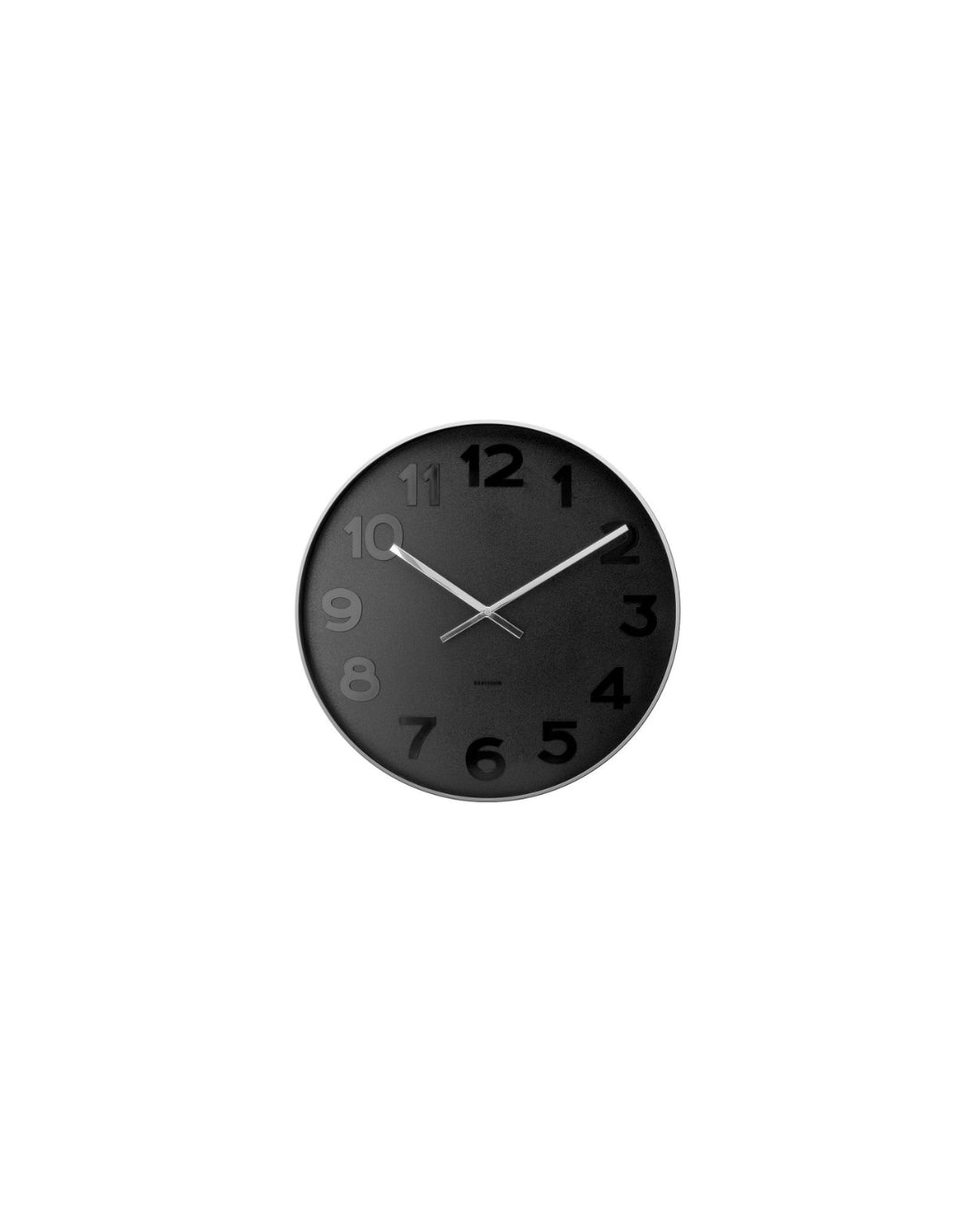 Mr Black Wall Clock-Albi-Lima & Co