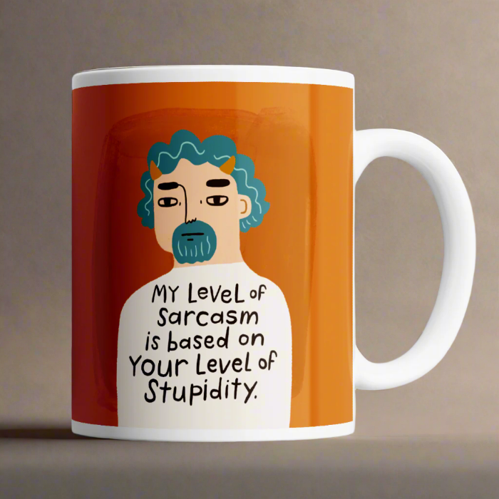 My Level of Sarcasm Mug-Disrupted Industries-Lima & Co