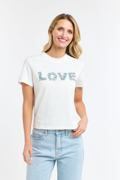Sparkle Tee - Love