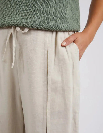 Naples Pant - Bone-Foxwood-Lima & Co