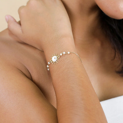 Nora Adjustable Sun Bracelet-Franck Herval-Lima & Co