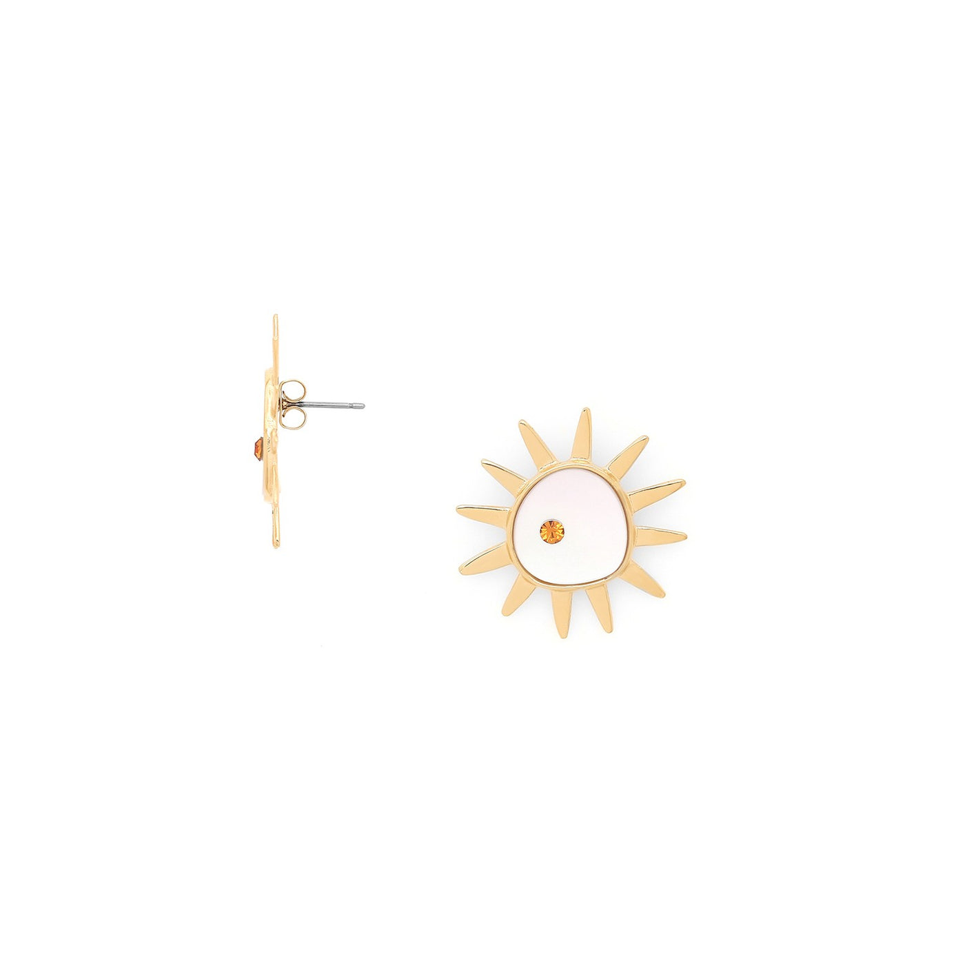 Nora Big Sun Post Earring-Franck Herval-Lima & Co