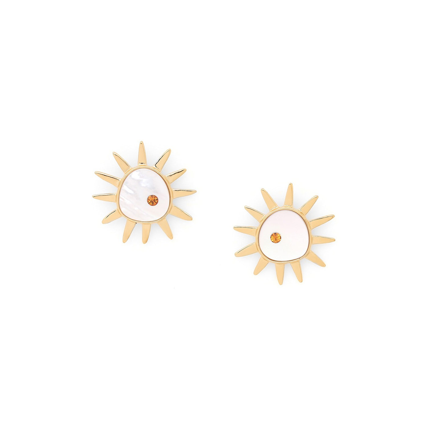 Nora Big Sun Post Earring-Franck Herval-Lima & Co