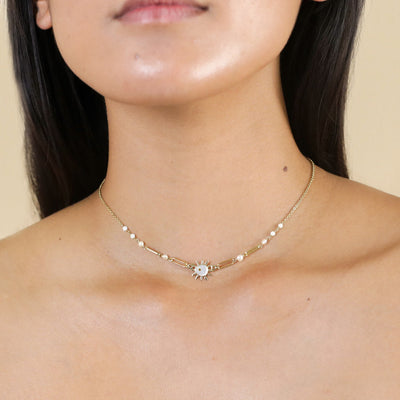 Nora Simple Necklace-Franck Herval-Lima & Co