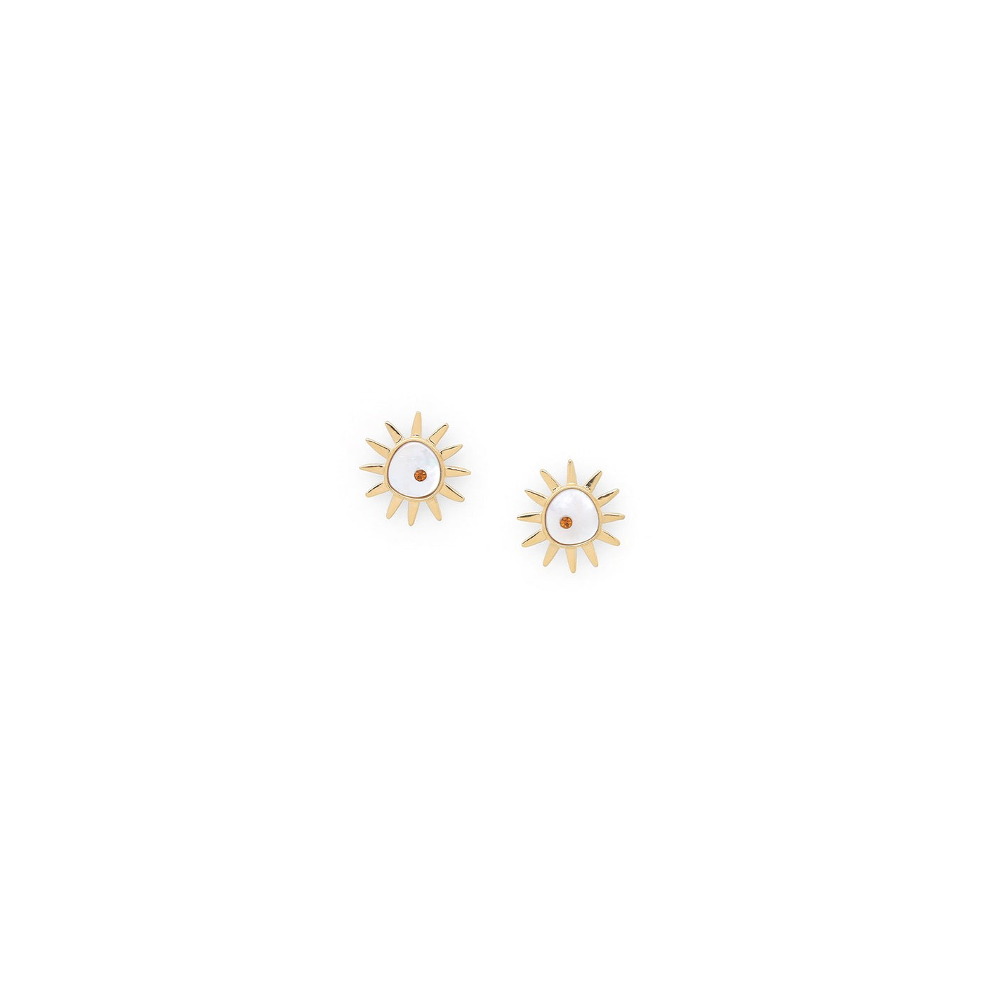 Nora Small Sun Stud Earring-Franck Herval-Lima & Co