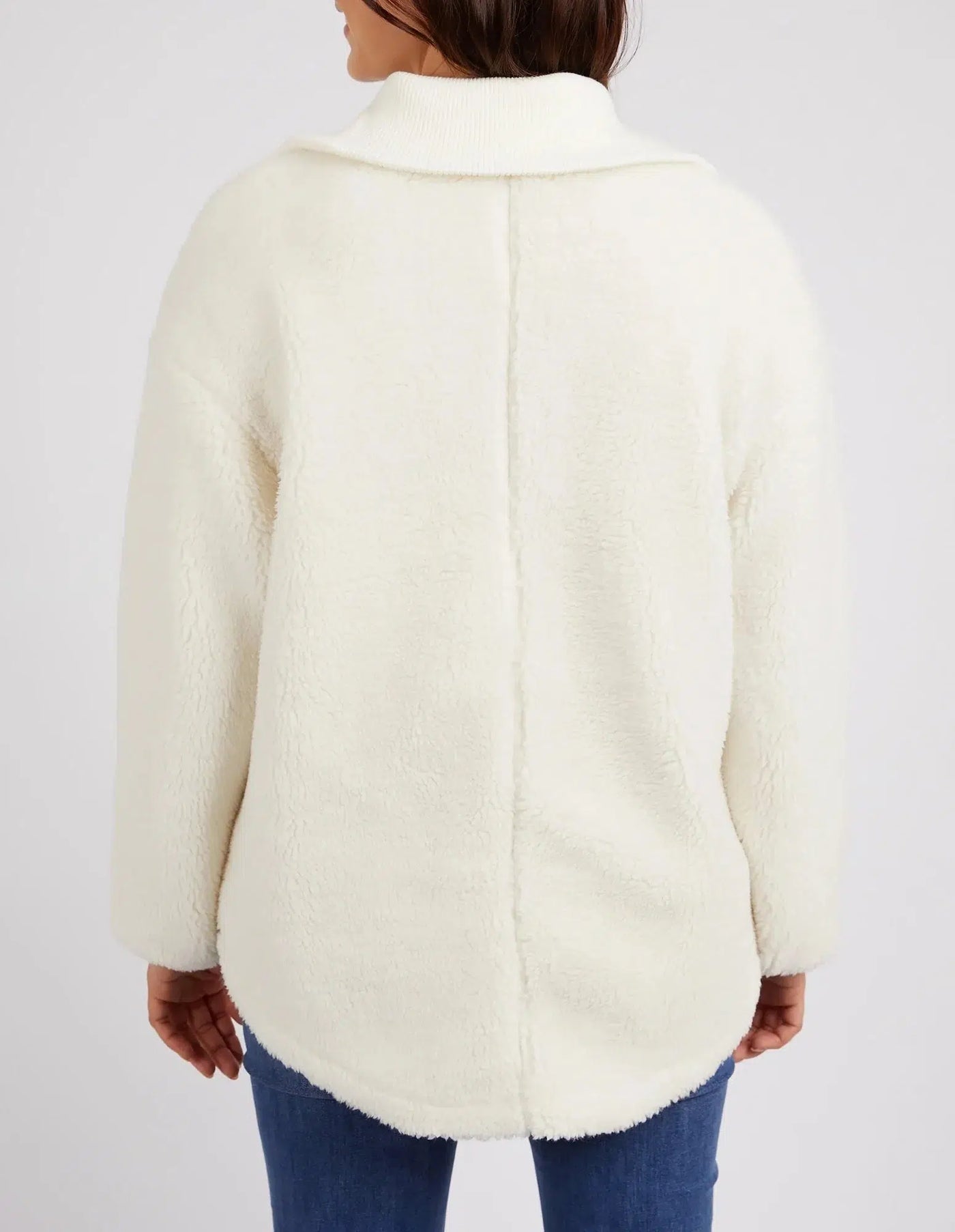 North 1/4 Zip Fleece - Pearl-Elm Lifestyle-Lima & Co