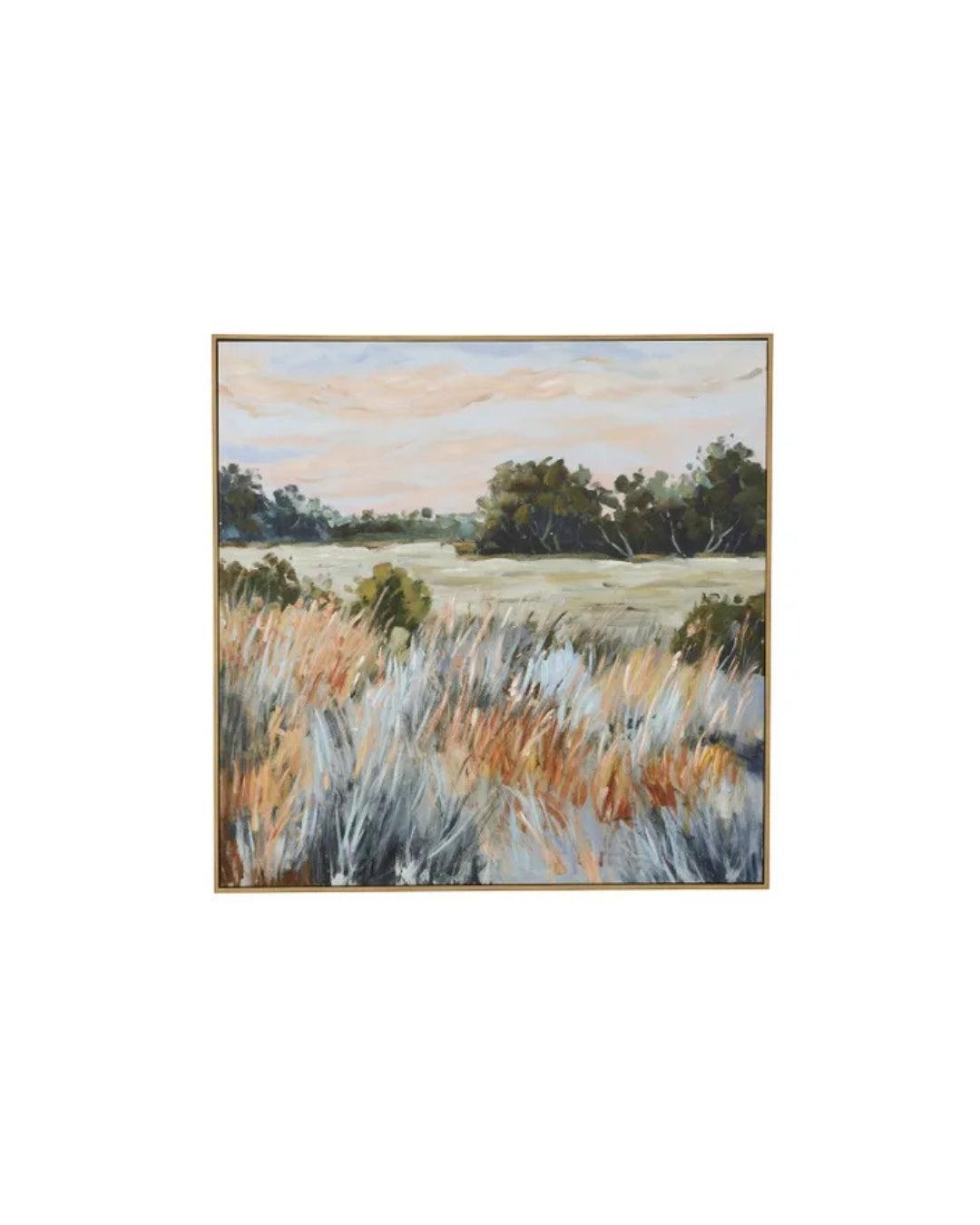 November Oak Frame Oil Painting-Coast to Coast-Lima & Co