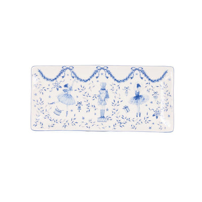 Nutcracker Wonderland Sandwich Plate-Holly and Ivy-Lima & Co