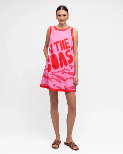 On The Coast Dress - Pink-Lima & Co-Lima & Co