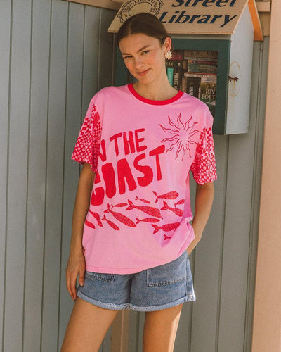 On The Coast Tee - Pink-Lima & Co-Lima & Co