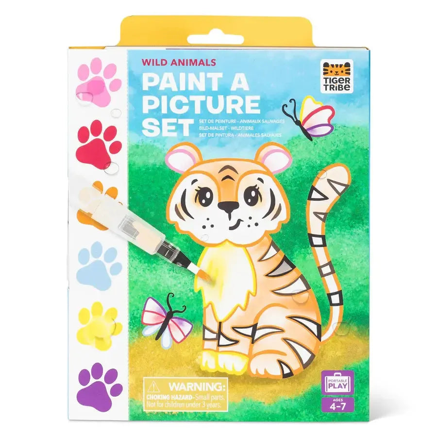 Paint a Picture Set - Wild Animals-Tiger Tribe-Lima & Co
