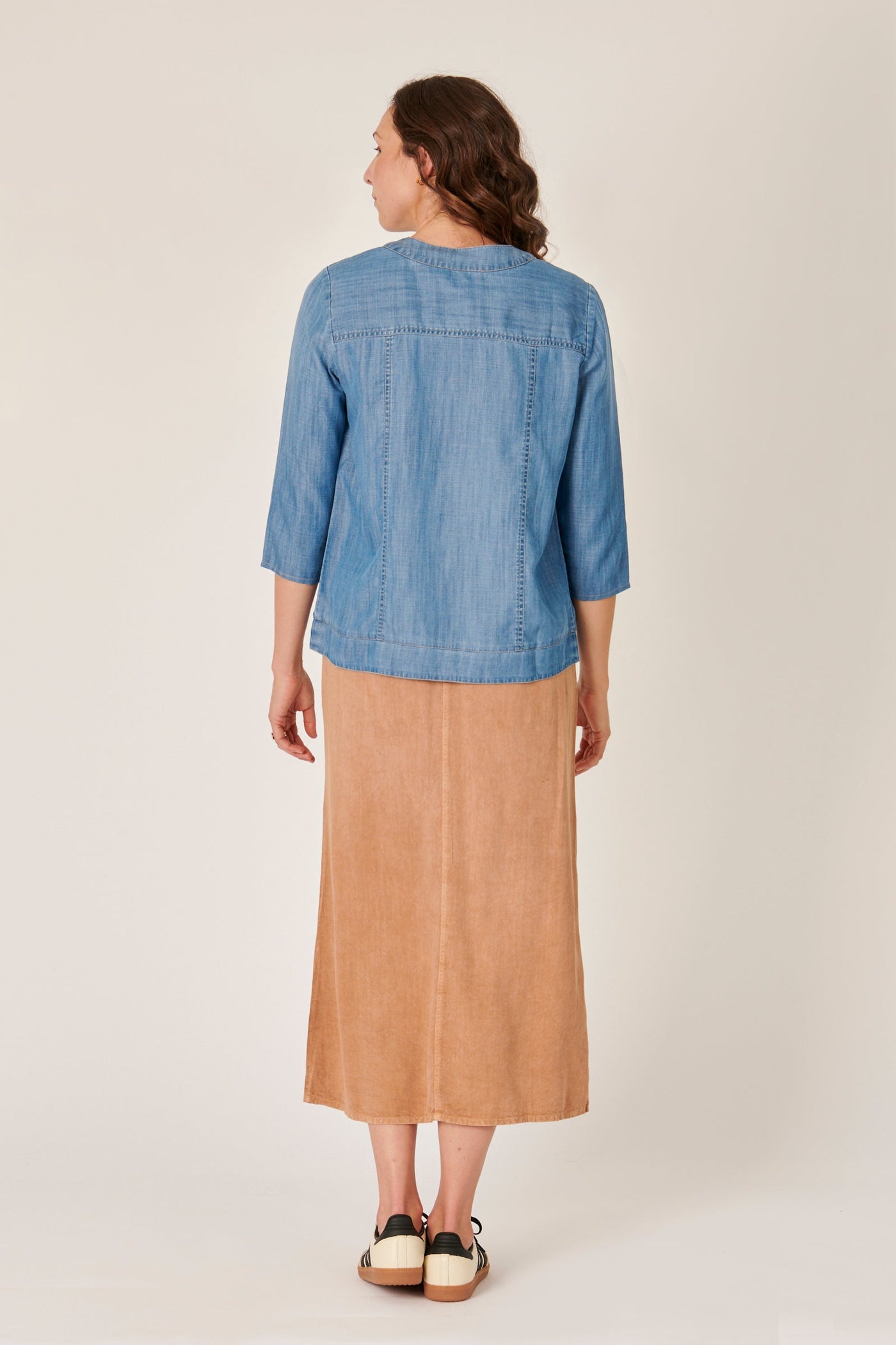 Panel Jacket - Blue-One Ten Willow-Lima & Co