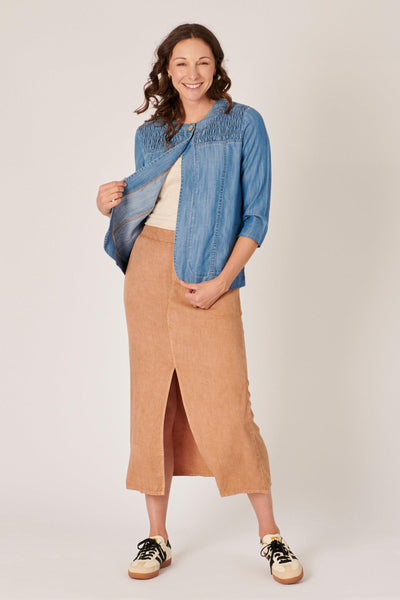 Panel Jacket - Blue-One Ten Willow-Lima & Co