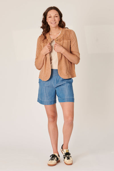 Panel Jacket - Toffee-One Ten Willow-Lima & Co