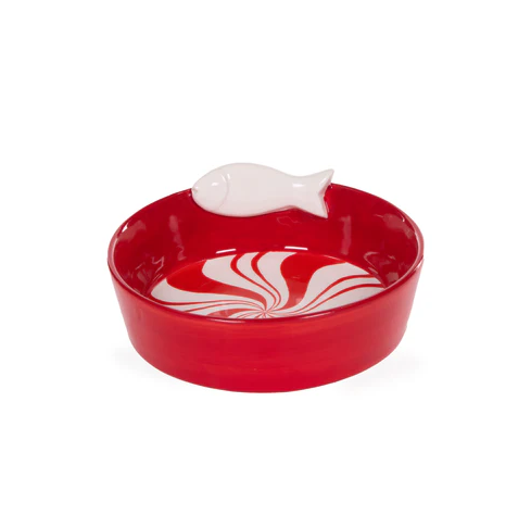 Peppermint Cat Bowl-Holly and Ivy-Lima & Co