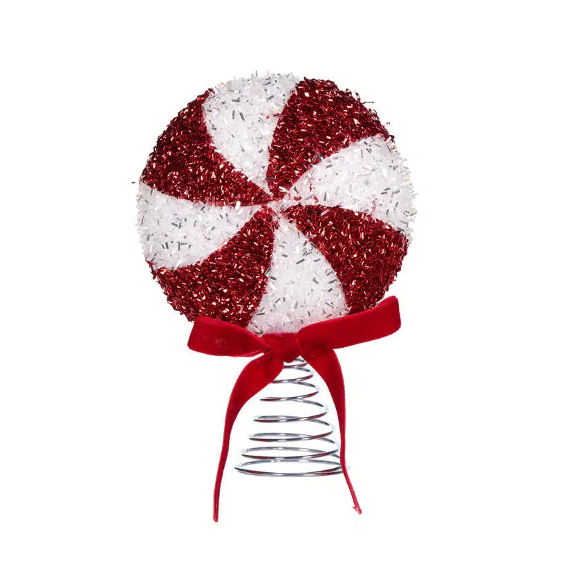 Peppermint Swirl Tree Topper-Holly and Ivy-Lima & Co
