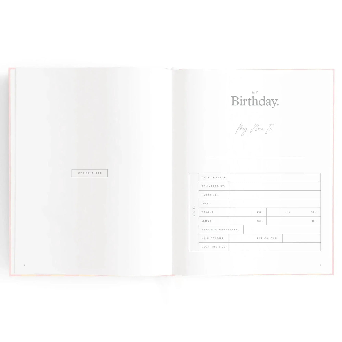 Petal Stripe Baby Book-Fox And Fallow-Lima & Co