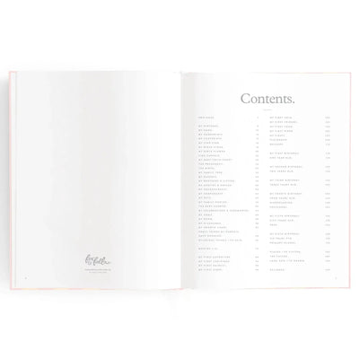 Petal Stripe Baby Book-Fox And Fallow-Lima & Co