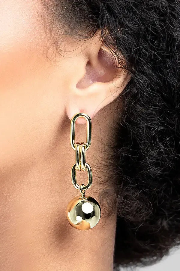 Pia Earring - Gold-Liberte-Lima & Co