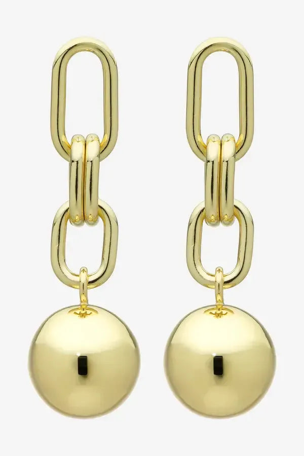 Pia Earring - Gold-Liberte-Lima & Co