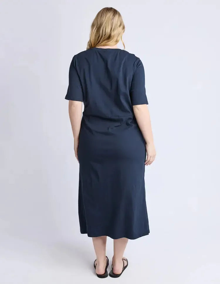 Picnic Dress - Navy-Elm Lifestyle-Lima & Co