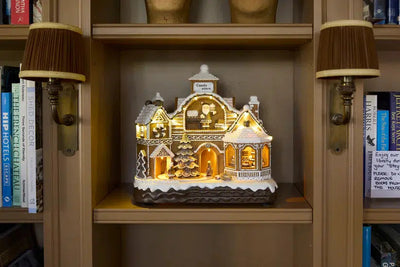 Piped Led Musical Gingerbread Village-Holly and Ivy-Lima & Co