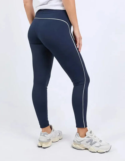 Piping Legging - Navy-Foxwood-Lima & Co