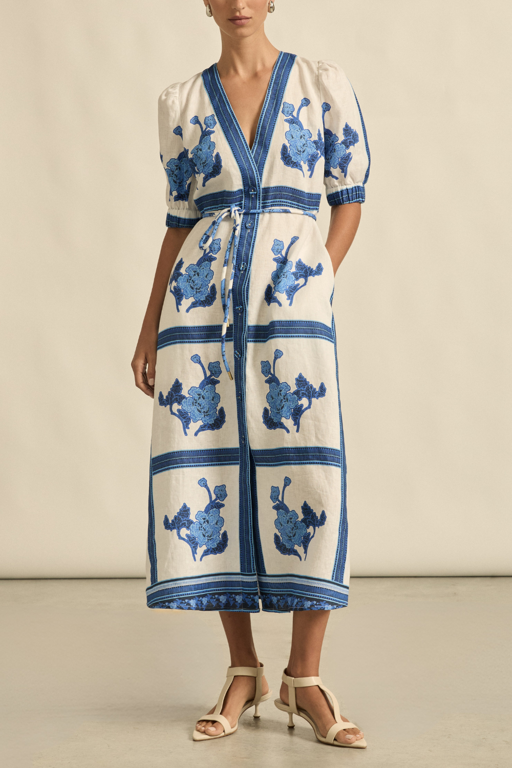 Portait Dress - Azure-Zoe Kratzmann-Lima & Co