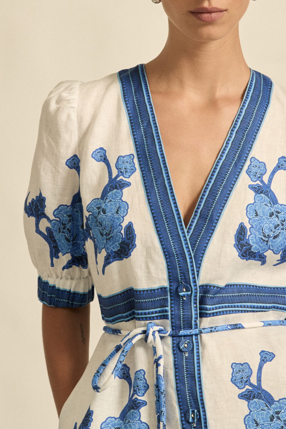 Portait Dress - Azure-Zoe Kratzmann-Lima & Co