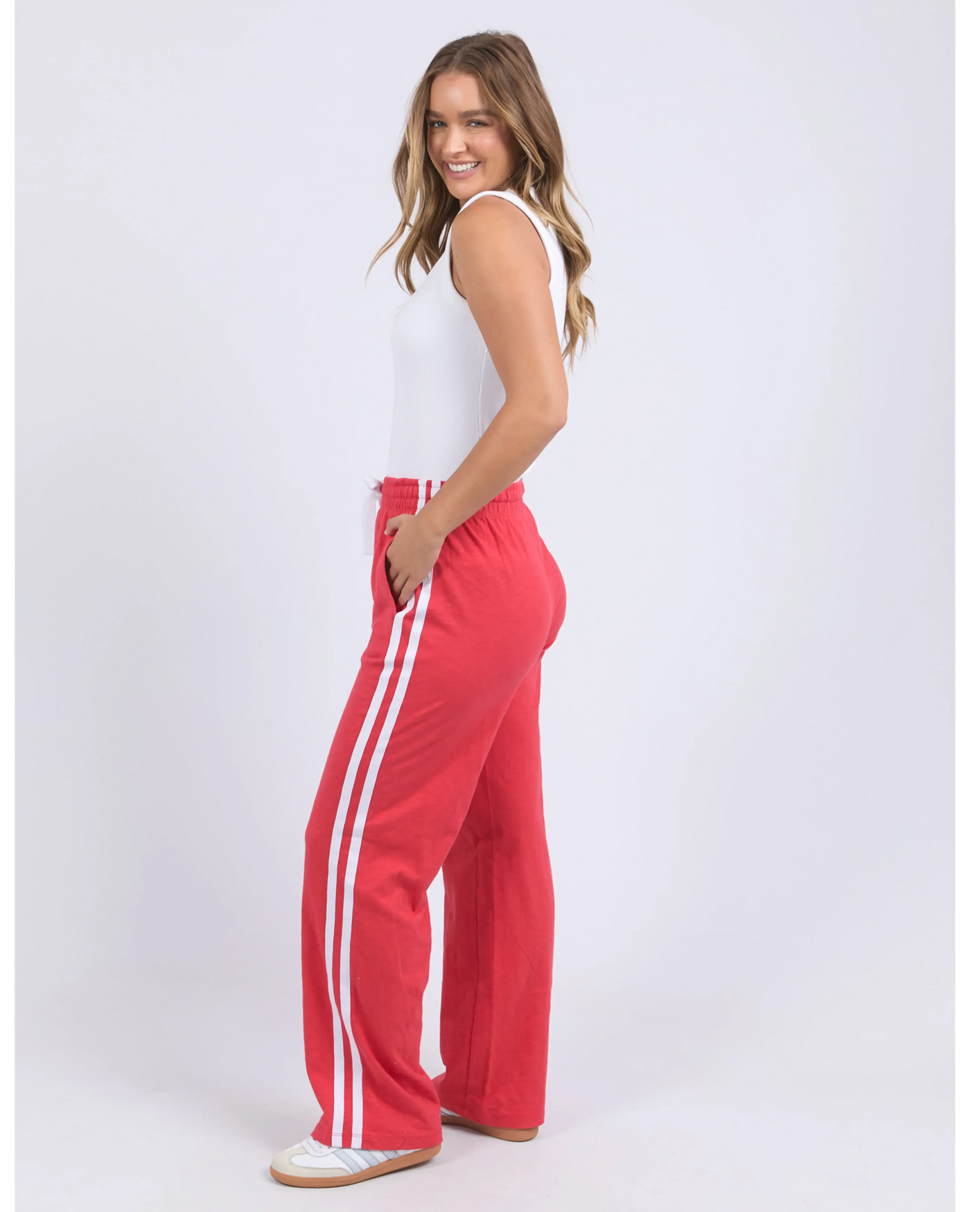 Power Pant - Red-Foxwood-Lima & Co