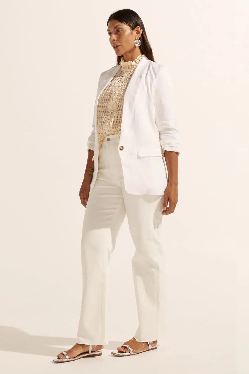 Prevail Jacket - Porcelain-Zoe Kratzmann-Lima & Co
