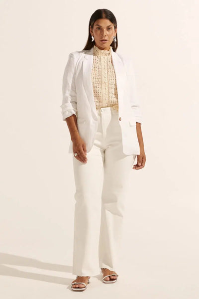 Prevail Jacket - Porcelain-Zoe Kratzmann-Lima & Co