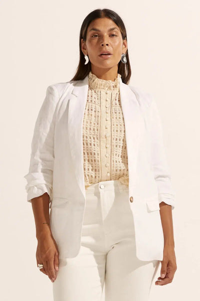 Prevail Jacket - Porcelain-Zoe Kratzmann-Lima & Co