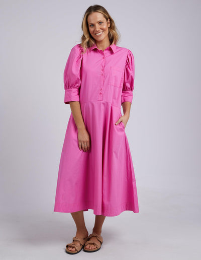 Primrose Dress - Super Pink-Elm Lifestyle-Lima & Co
