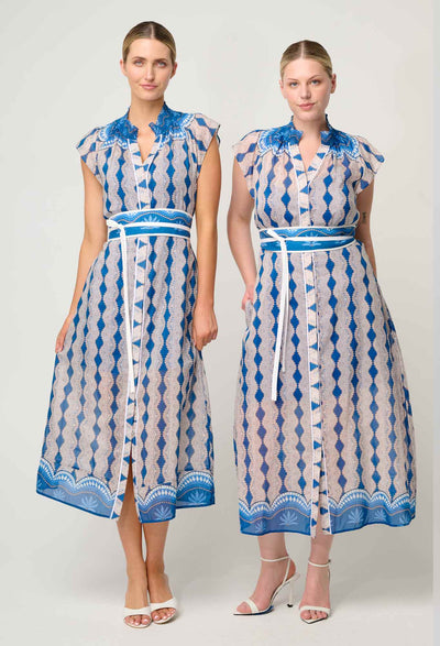 Print Flutter Sleeve Maxi Dress - Marrakech-Once Was-Lima & Co