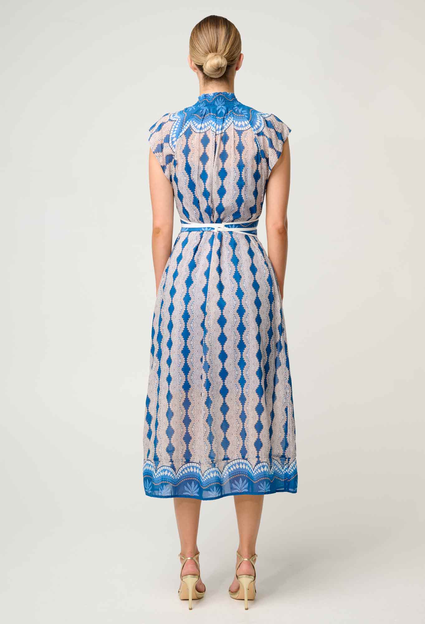 Print Flutter Sleeve Maxi Dress - Marrakech-Once Was-Lima & Co