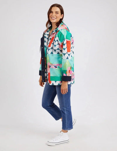 Private Universe Raincoat - Green-Elm Lifestyle-Lima & Co