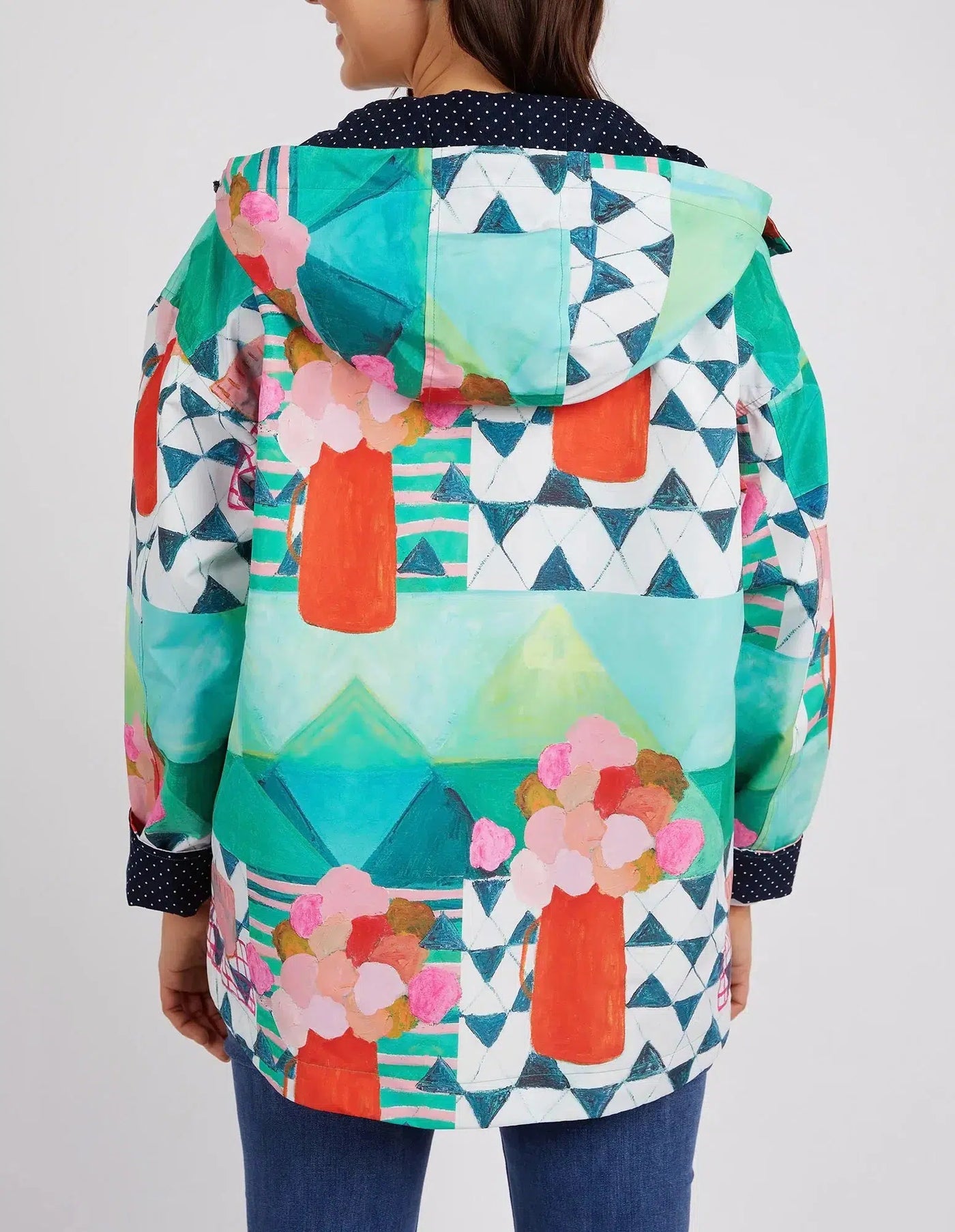 Private Universe Raincoat - Green-Elm Lifestyle-Lima & Co