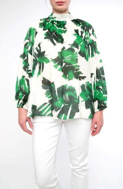 Pussy Bow Blouse - Monoleaf-Pingpong-Lima & Co