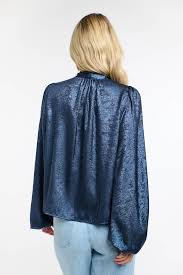 Pussy Bow Top - Midnight-365 Days-Lima & Co
