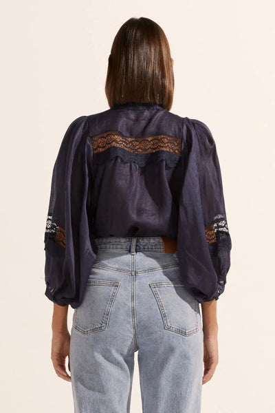 Quell Top - Indigo-Zoe Kratzmann-Lima & Co