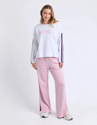 Racer Throw On Tee - White-Foxwood-Lima & Co