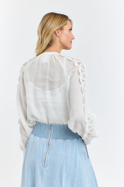 Romance Shirt - White-365 Days-Lima & Co