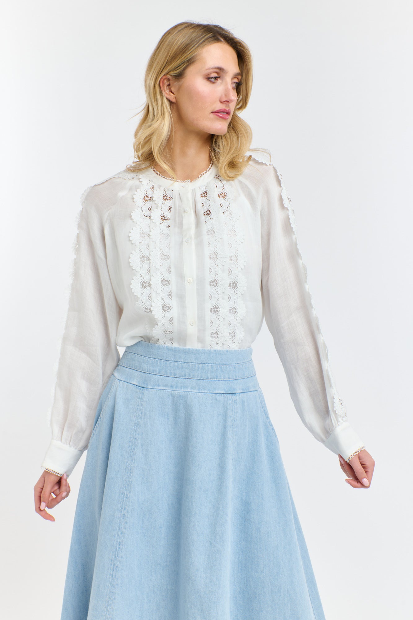 Romance Shirt - White-365 Days-Lima & Co