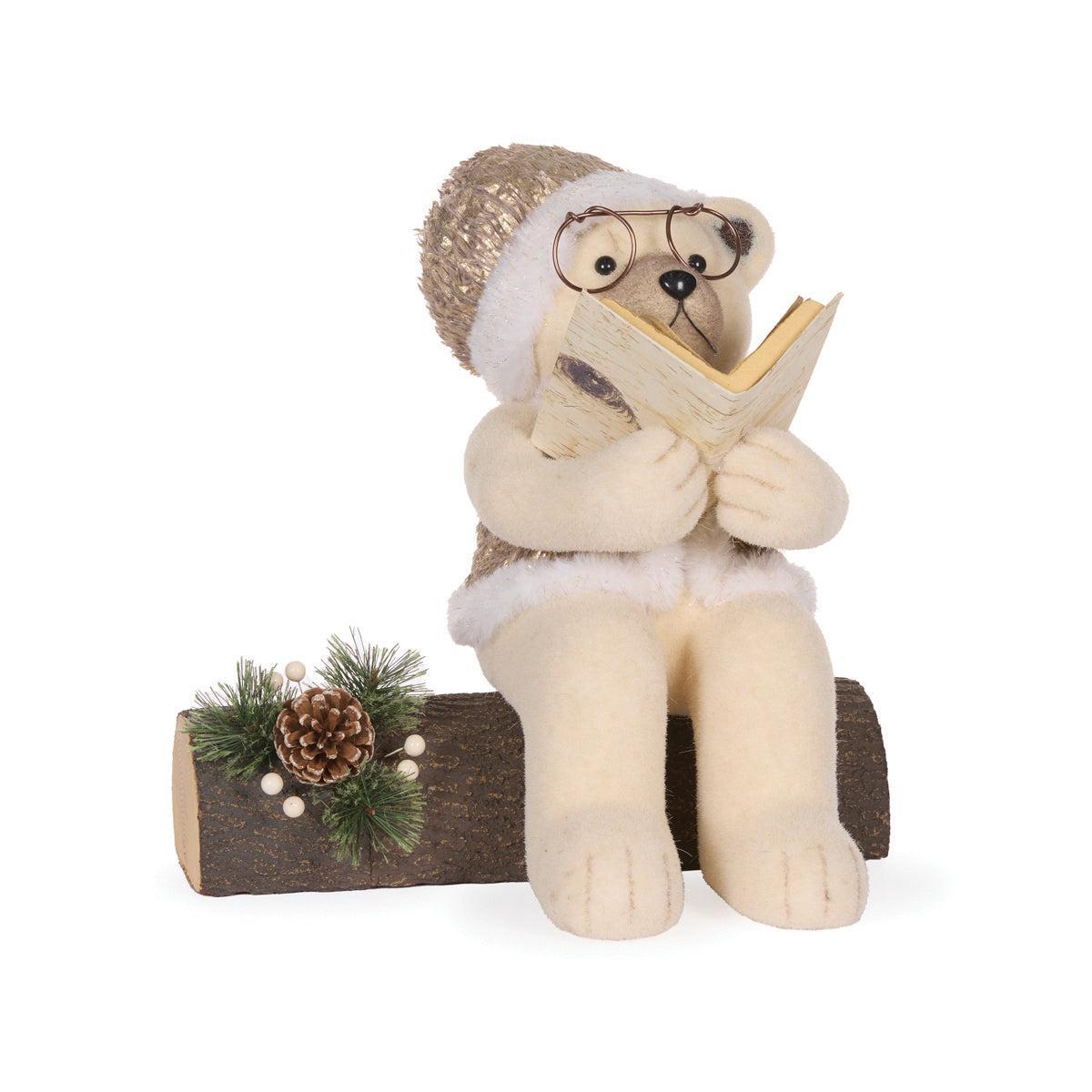 Reading Papa Teddy Bear-Holly and Ivy-Lima & Co
